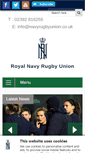 Mobile Screenshot of navyrugbyunion.co.uk